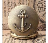 TEMU Reloj de bolsillo diseño de de antiguo | Movimiento de cuarzo, no resistente , de aleación, esfera redonda, correa de - Ideal para regalar a familiares y