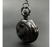 TEMU Reloj de Bolsillo Diseño Intrincado de - Movimiento de Cuarzo, de Aleación, No Impermeable, Accesorio de Moda Único, Complementos para Relojes