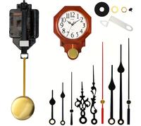 TEMU Reloj de pared DIY con movimiento , 3 agujas de 23 mm (9/10 pulgadas), del eje 15.4 mm (3/5 pulgadas) y , decoración para habitaciones