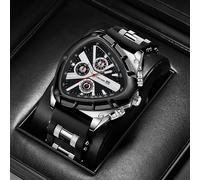 TEMU Reloj de Pulsera Multifuncional para Hombres y Mujeres - con Manecillas Luminosas y Visualización de - Reloj Elegante para Negocios y Casual