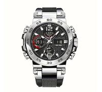 TEMU Reloj Deportivo para Hombre con Alarma, Pantalla LCD Dual y Cuerda de Cuarzo - Reloj de Pulsera