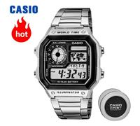 TEMU Reloj Deportivo Retro Cuadrado Pequeño AE-1200 Casio para Jóvenes y Hombres, Ideal para Exteriores