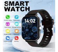 TEMU Reloj Deportivo Táctil de Pantalla Completa de 1.83 Pulgadas - Inalámbricas, Notificaciones de Mensajes, Múltiples Deportivos, Control Remoto de Cámara, Reproducción de , Compatible con y iPhone