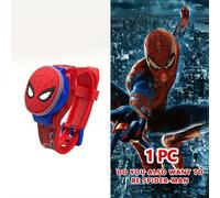 TEMU Reloj digital de de luz MARVEL Spider-Man - Diseño y azul, pantalla de 24 horas, correa de silicona, batería, para uso diario, fiestas y regalos, accesorio de fiesta, accesorio de moda, diseño
