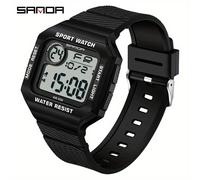 TEMU Reloj Digital SANDA para Hombre: Reloj Deportivo Minimalista con Temporizador, y Código - Reloj Electrónico de Moda