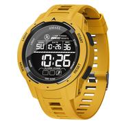 TEMU Reloj electrónico de deportivo con luz LED, resistente 5ATM, de plástico y correa TPU con alarma y temporizador, adecuado para senderismo, camping y natación