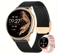 TEMU Reloj Impermeable para Hombre, Smartwatch LITTLE MEATBALL para Mujer, , Más de 120 Deportivos, Podómetro, Más de 100 Ejercicios, Compatible con y iOS, Ideal para Vacaciones y Ocasiones Especiales