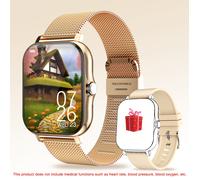 TEMU Reloj inteligente de 1.83" con inalámbricas, recordatorio de larga , compatible con múltiples teléfonos, carga USB, batería recargable de polímero de litio, regalo para hombres y mujeres.