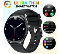 TEMU Reloj Inteligente de Moda Clásica 1.43 pulgadas AMOLED 6.5mm Cuerpo de reloj metálico ultrafino IP67 Relojes para Mujeres Deportes Fitness Smartwatch