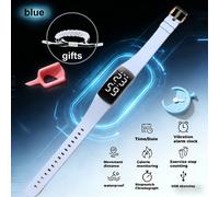 TEMU Reloj Multifuncional, Rastreador de Actividad Física, Podómetro, Contador de , Monitor de Actividad, Reloj Despertador Cronómetro, Pulsera Digital para , Fitness, Smartwatch Carga USB