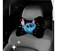TEMU Reposacabezas de Coche Disney Stitch para 1 Pieza - Soporte Cervical para , de Asiento con Relleno y Accesorios de Poliéster Lindo