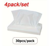 TEMU Reposición de pañuelos de coche -Unidades, 30 Hojas Una, Compatible con Clips de Pañuelos de Tablero, Material de Papel