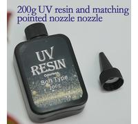 TEMU Resina de 200G - Flexible y al , de Usar con un Olor y , Resistente a la Decoloración, Ideal para Crear Pequeños Objetos con Técnicas de Resina