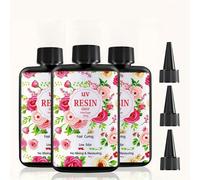 TEMU Resina Epoxi Transparente de 300g - Resina de Resistencia, Fórmula Prensa Mezclada para Joyería, Manualidades DIY, Colgantes, Amuletos y Llaveros - Resina Epoxi Transparente para Uso