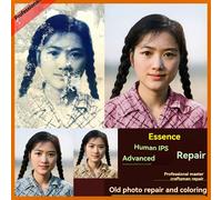 TEMU Restauración y mejora profesional de fotografías antiguas, de restaurar finamente imágenes borrosas, dañadas, agrietadas y desvaídas. También reparar fotos de queridos fallecidos.
