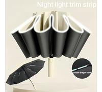 TEMU reverso The es un paraguas automático elegante diseñado para coches, con capacidades a prueba de con un tejido ultrafino de densidad. Tiene una estructura de 10 varillas, un diseño de varilla.