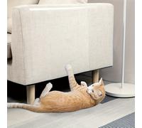 TEMU Rodillo Transparente para Rascado de Gatos, Película PVC para Muebles en Sofás y Sillones - Adhesivo contra Arañazos Interno