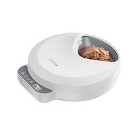 TEMU ROJECO Alimentador Inteligente Inalámbrico para Gatos y Perros, Dispensa 4 Comidas de Alimento Húmedo o , Dispensador Multifuncional de Croquetas