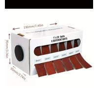 TEMU Rollo de papel de , rodamiento de tela de , cinta de , dispensador de cinta, lijado húmedo, 80/150/240/320/400/600, adecuado para metal, madera, automóvil, muebles, y abrillantado