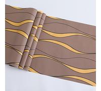 TEMU Rollo de Papel Tapiz Moderno 3D con Ondas de Agua No Autoadhesivo - Fácil de Pegar y , para , Cocina, Dormitorio, Decoración de Dormitorios y Renovación de Muebles, 53x950cm, No Tejido, Papel de