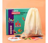 TEMU Rompecabezas Tangram de 150 piezas para niños, juguete de inteligencia divertido y versátil de