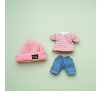 TEMU ROPA DE MUÑECA 16cm Fashion Doll Mini Princess Clothes & Hat Set, DIY Updatability, Regalo de , Fibra de Poliéster, Opciones Multicolor (Negro, , , , Rosa , ) - Muñeca No Incluida