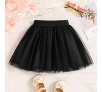 TEMU Ropa de niña transfronteriza que faldas de tul y estilos sencillos de color liso, perfectos para el uso diario