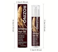 TEMU ROZINO Aceite Capilar de Ginseng | Cuidado Capilar Hidratante , Previene la , Realza el , Ideal para Todo Tipo de Cabello, Fácil Aplicación , Regalo de Navidad