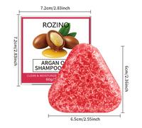 TEMU ROZINO Champú Jabón de Aceite de Argán | Instantáneo y Anti-Roturas, Hidrata Pelo y Puntas Abiertas, Aumenta el Volumen del Pelo , Ideal para Recuerdos de Boda y Regalos de Navidad