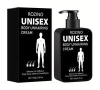 TEMU ROZINO Crema Depilatoria de Acción Rápida 150g - y de Alergenicidad, Ideal para Pecho, Espalda, Piernas y Cuerpo - Adecuada para Todo Tipo