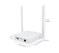 TEMU Rúter sin varillas de 300 m para uso en interiores en oficina y hogar, con red 3G/4G y tarjeta SIM 4G, rúter WiFi de una sola banda con tres puertos y para cobertura de toda la casa