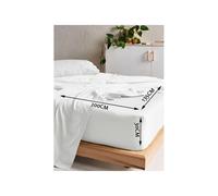 TEMU Sábana Bajera Ajustable Protector de Colchón 90x190 105x190 135x190 150x190 160x190 Ropa de Cama 100% Algodón