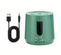 TEMU Sacapuntas Eléctrico, Funciona con Baterías o USB, Afilado Rápido de Cuchillas, Sacapuntas Automático Portátil, Adecuado para Lápices (6-8 mm), para Uso en Oficina y Hogar