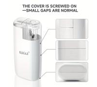 TEMU Sacapuntas Eléctrico, Sacapuntas Automático Portátil para Lápices de 6-8 mm, Tamaño de Bolsillo con Diseño Patentado, Ideal para Aula , Hogar y Oficina