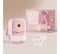 TEMU Sacapuntas manual de gran diámetro y diseño Morandi, un herramienta elegante para afilar lápices y lápices , para , graduaciones o como regalo.