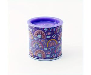 TEMU Sacapuntas Metálico Ergonómico Ovalado con Diseño de Dibujos Animados y Ranura, Diseño Portátil sin Desorden con Papelera Incorporada - Portátil para Dibujar y Escribir - Fe823A