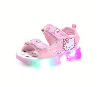 TEMU SANDALIAS DEPORTIVAS ILUMINADAS PARA NIÑAS SANRIO, SANDALIAS DE CARTOON LUCENTES PARA NIÑOS Y NIÑAS, ZAPATILLAS DE PLAYA