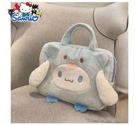 TEMU Sanrio Bolsa de Almacenamiento para Tableta iPad de Invierno Nueva de Peluche Japonesa Kuromi Cinnamoroll de 10-12 Pulgadas