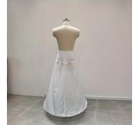 TEMU Sayabridal Poliéster Simple Falda de Novia, Cintura Ajustable, Falda de Tutú Elástica de A, con Aro de Acero, para Accesorio de Crinolina de Falda de Vestido de Novia