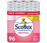 TEMU Scottex Papel Higiénico Original 96 rollos, de 16 rollos
