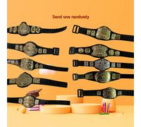 TEMU Se envían réplicas de un cinturón de dorado, ideal para y peleadores.