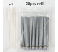 TEMU SEA Juego de 80/40/20 piezas, Marcador temporal de cuero a base de agua, Lápiz de de línea de costura, Lápiz de de cuero plateado