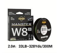 TEMU Seaknight W8 II Series Línea de Pesca, 300 Metros/328 Yardas de Línea Trenzada de 8 Hebras, Recubrimiento, Línea de Pesca Resistente al y Resistente a la Corrosión