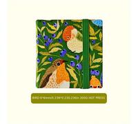 TEMU Seamiart Mini Cuaderno de Dibujo 6X6Cm con 20 Hojas de Papel de Acuarela, Ideal para Profesionales, Materiales y Pintura