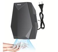 TEMU Secamanos con sensor automático GMDQ - Tecnología de luz azul, secado rápido y funcionamiento , enchufe europeo de 220V, diseño elegante en para uso en baño y cocina, estética , plástico duradero