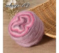 TEMU Sección Larga de Hilo de Mohair Teñido en Pastel con 80% Lana y 20% Nylon, Hilo de Mohair Tejido a , Hilo , Hilo , Hilo y para Crochet, Tejido de Bufanda, Suéter, Chal, , Juguete para Mascotas