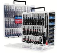 TEMU SEDY Juego de 80 Piezas de Destornillador Magnético Premium con Adaptadores Métricos y SAE, Porta Brocas, Tuerca , Casquillos Universales, Extensión de Rápida, Bits de Potencia