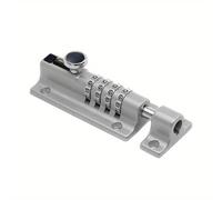 TEMU Seguro de Deslizamiento con Cerradura de Barril y Combinación, 4 Dígitos - tu Propia para Seguridad en Puertas