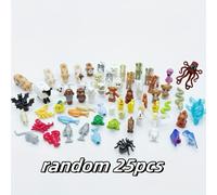 TEMU Selecciona 25 piezas de animales marinos, terrestres, gatos, perros y ovejas - Accesorios de bloques de construcción educativos con aves para crear de - Todo lo que necesitas para regalos de