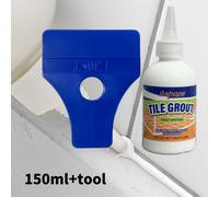 TEMU Sellador - Masilla Impermeable de Secado Rápido para , Azulejos, Encimeras y Uso - Fórmula de Secado Rápido, Aplicación Fácil, Agente de Relleno para Juntas Interior/Exterior (150ml/5.29oz)